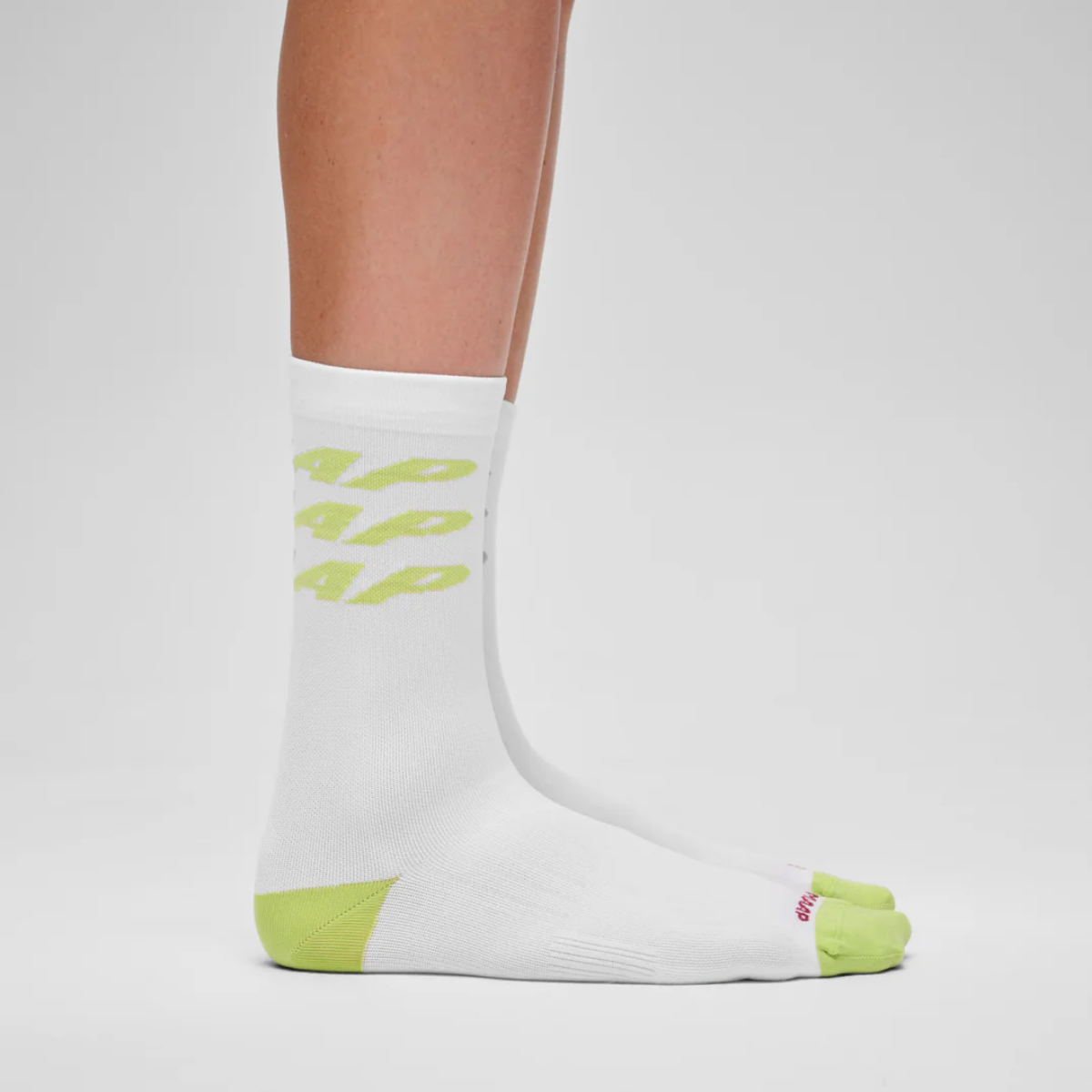 【MAAP】Pulse Team Sock 車襪 / White 白與萊姆