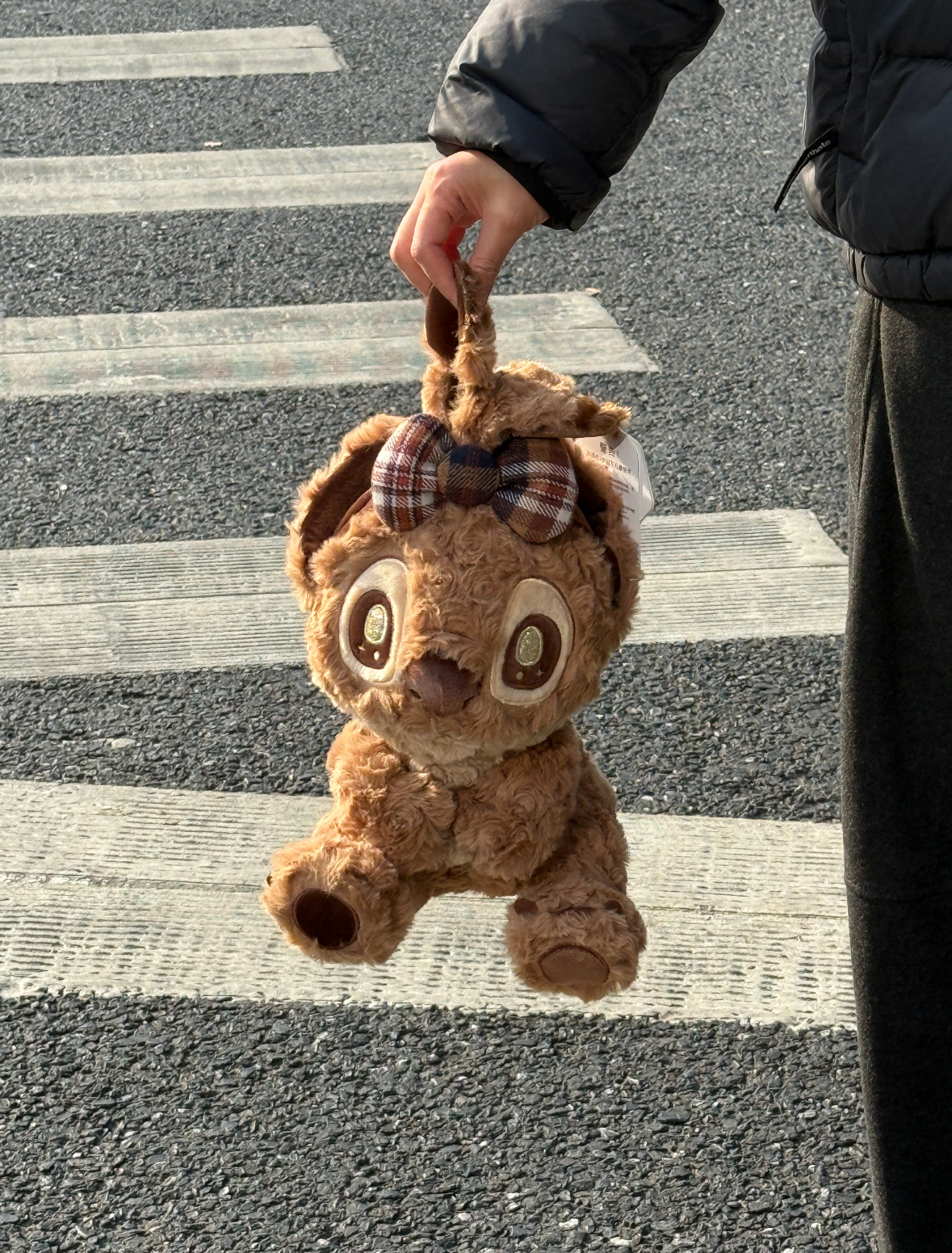 代購-正版授權 迪士尼 咖色 巧克力色 史迪奇 巧克力香香系列 毛絨公仔