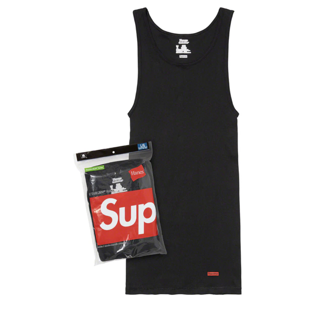 【Supreme】0228春夏開季WEEL1 發售 3件組 Supreme®/Hanes® Tagless Tank Tops (3 Pack)