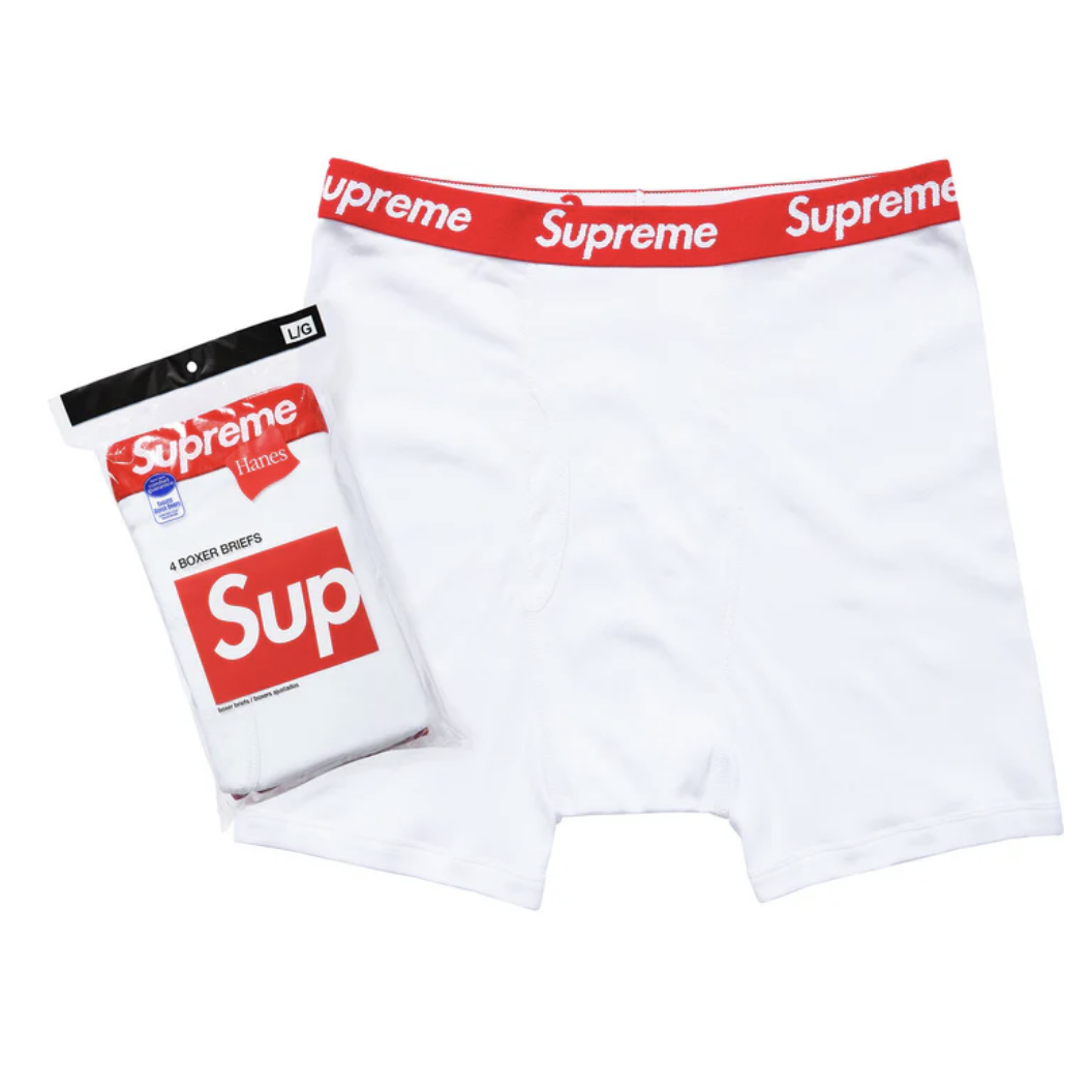 【Supreme】0228春夏開季WEEL1 發售 4件組 Supreme®/Hanes® Boxer Briefs (4 Pack)