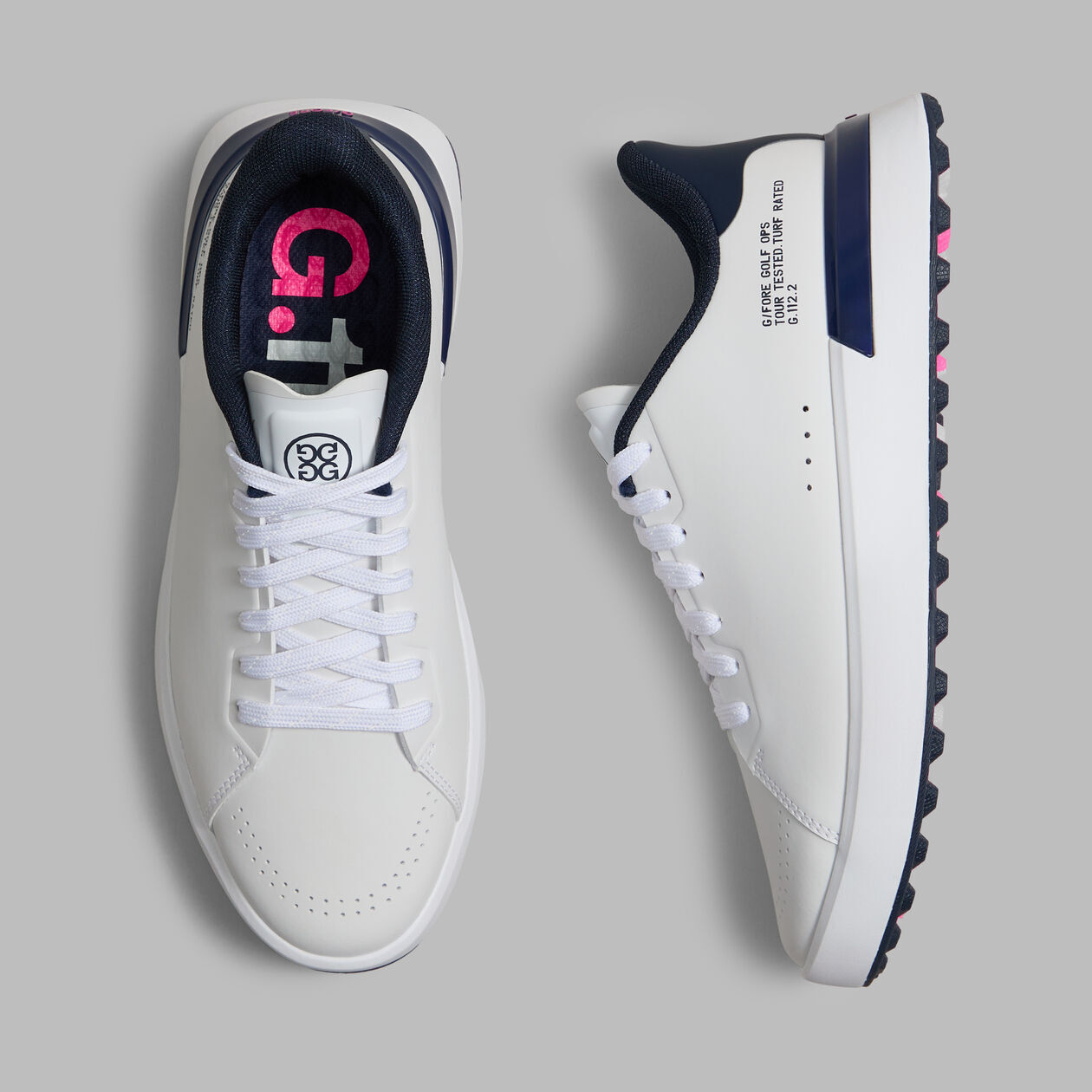 G/FORE キルティ デューフ キルトスタッズゴルフレディースシューズ G/FORE WOMEN'S G.112 KILTIE GOLF SHOE - SNOW / TWILIGH