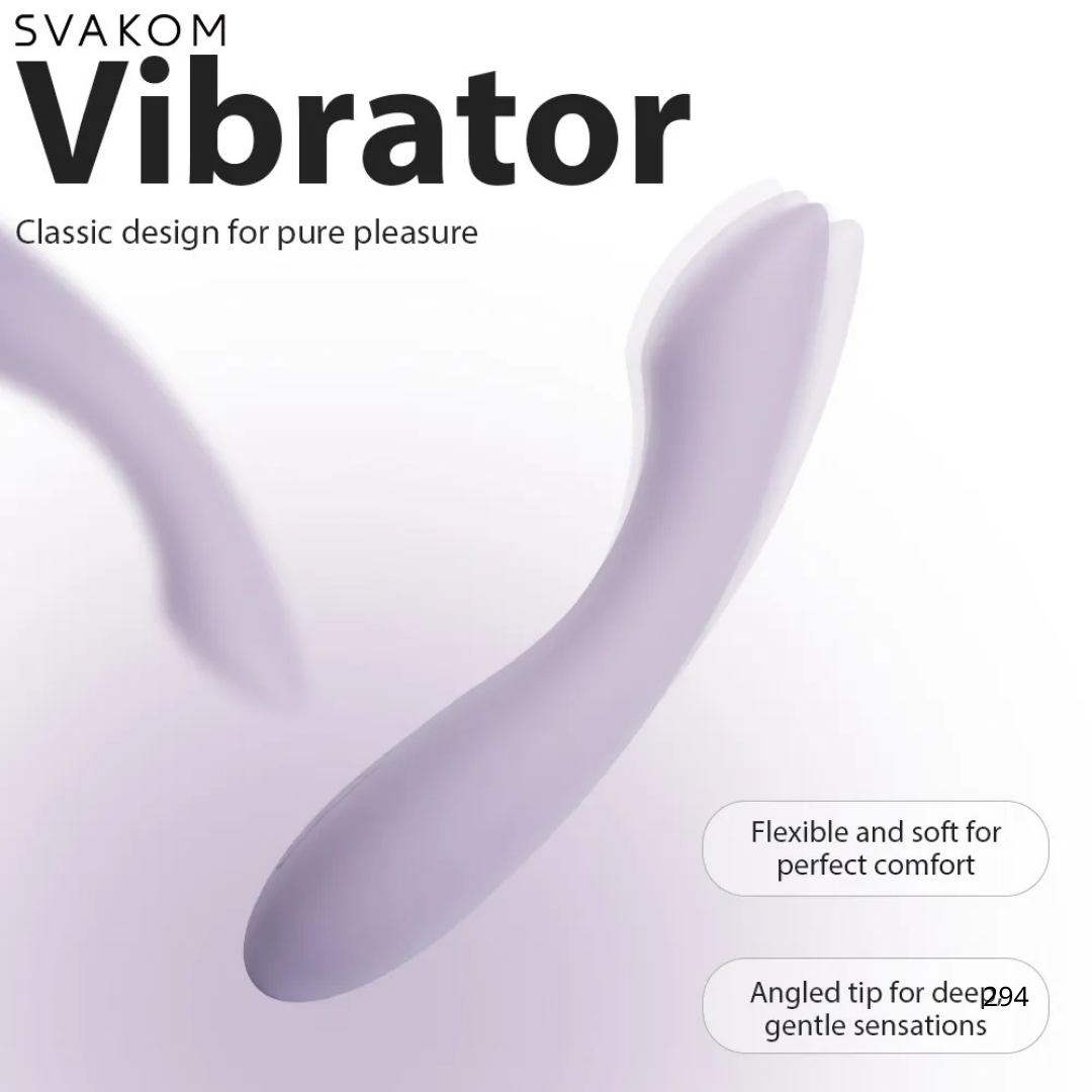 Svakom - Amy2 G點震動棒 淺紫色
