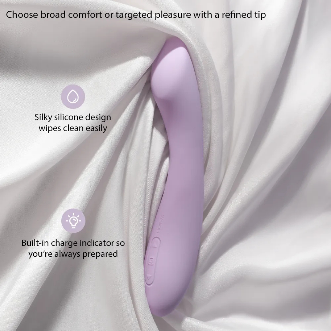 Svakom - Amy2 G點震動棒 淺紫色