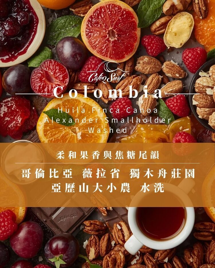 哥倫比亞 薇拉省 獨木舟莊園 Alexander 水洗｜咖啡豆 227g