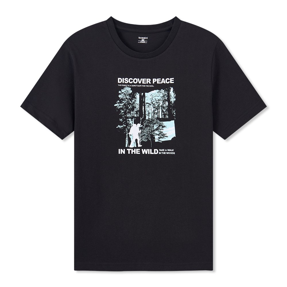 男裝印花圖案短袖T恤