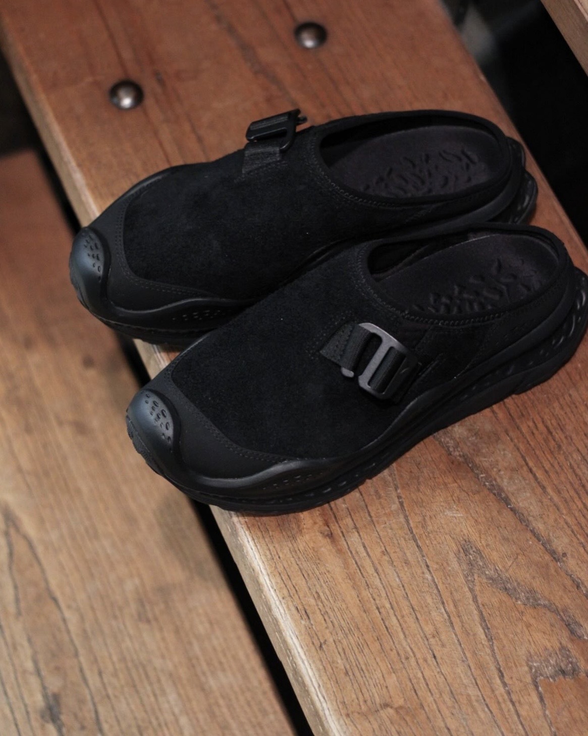 <超帥現貨..>HOKA Ora Primo EXT 麂皮 反光 扣環 穆勒鞋 黑色