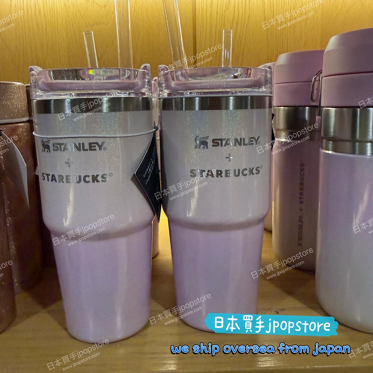 SAKURA 2026 × STANLEY 3WAY 不鏽鋼隨行杯 414ml（Shiny Pink Gradation）