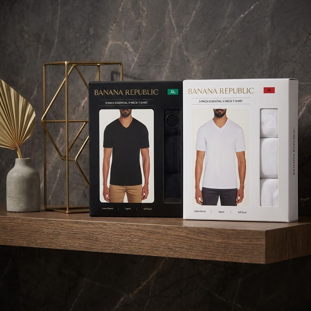 【預購】Banana Republic H022708 V領T恤3件裝