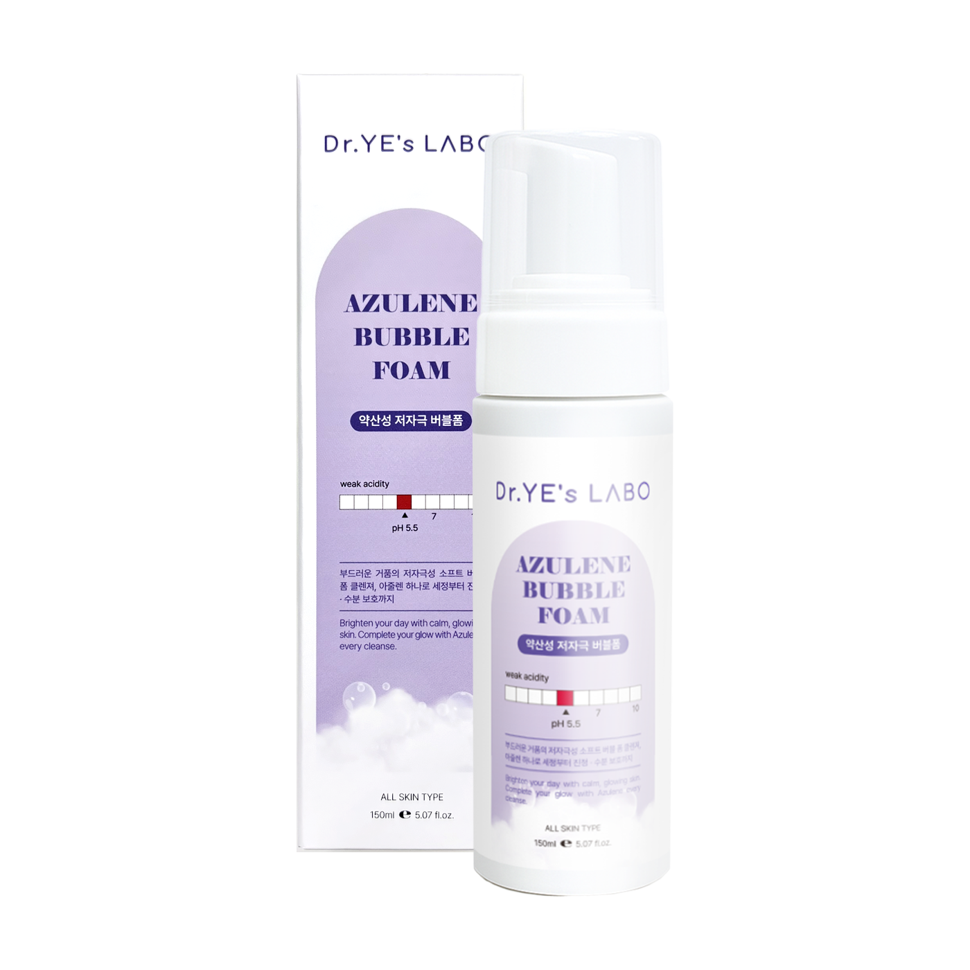 RB28 DR.YE's LABO 洋甘菊潔面泡泡 150ML Azulene Bubble Foam (LA028)