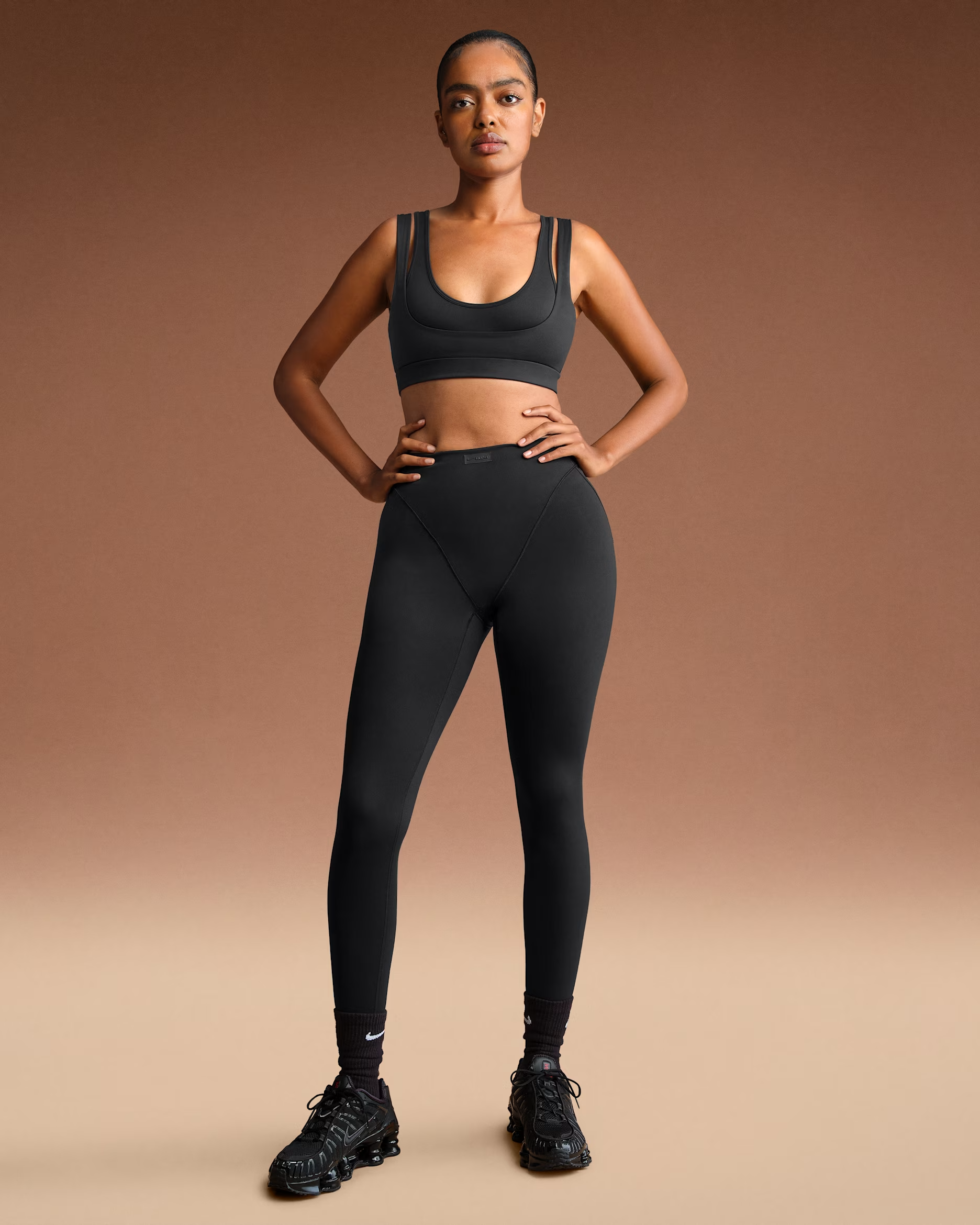 NikeSKIMS｜High-Waist V-line 26 Inches Leggings Women [3 colors]