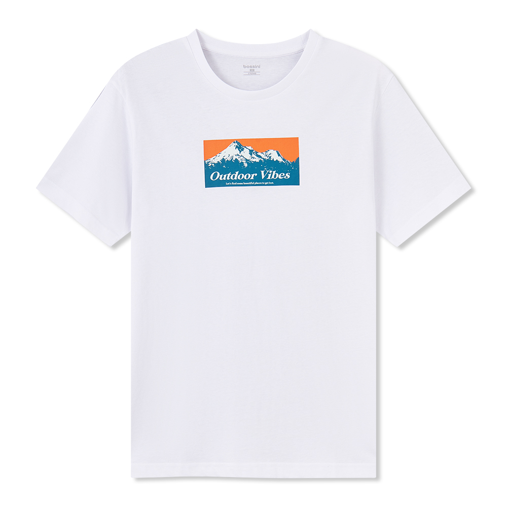 男裝印花圖案短袖T恤