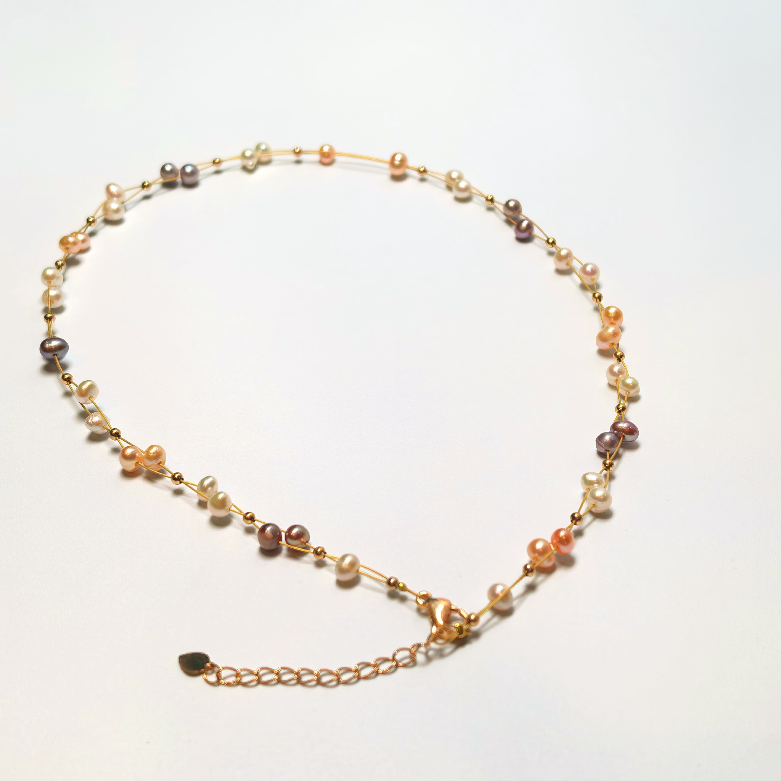 淡水珍珠滿天星設計頸鏈 CH1771