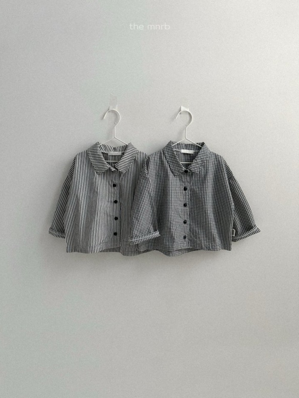 Mini Robe 格紋條紋襯衫 / 2色