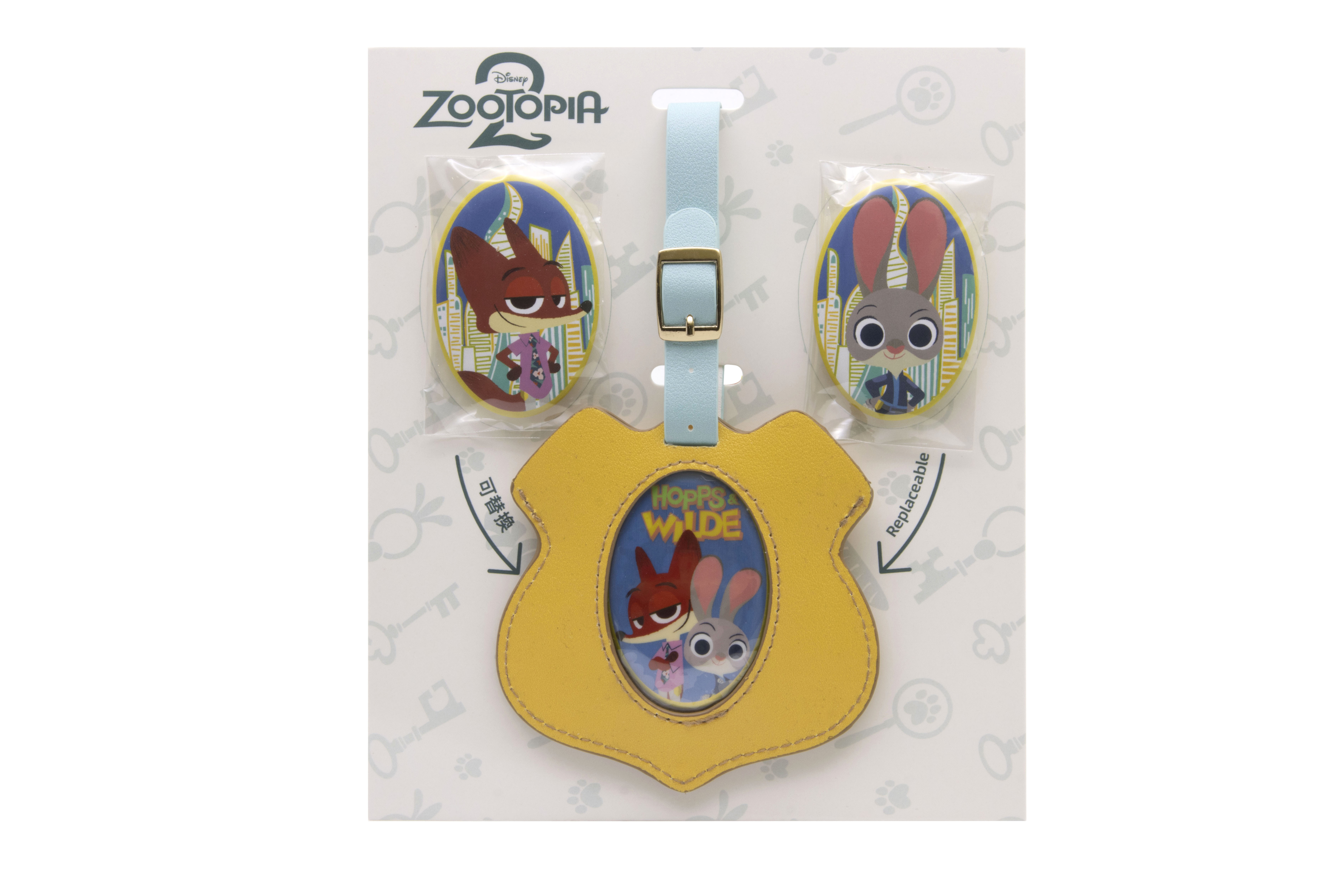 Zootopia2 襟章行李牌