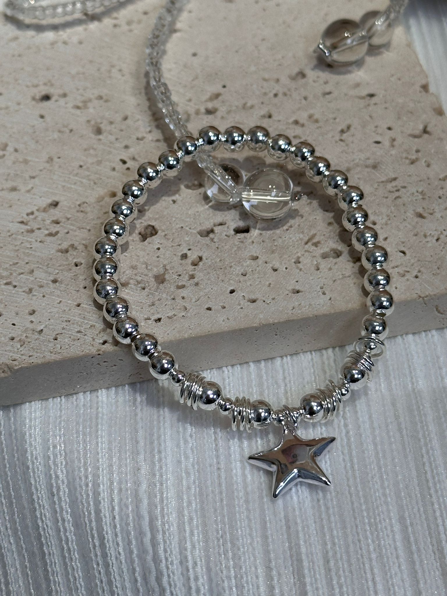 SL13198/一閃一閃小星星925手鏈