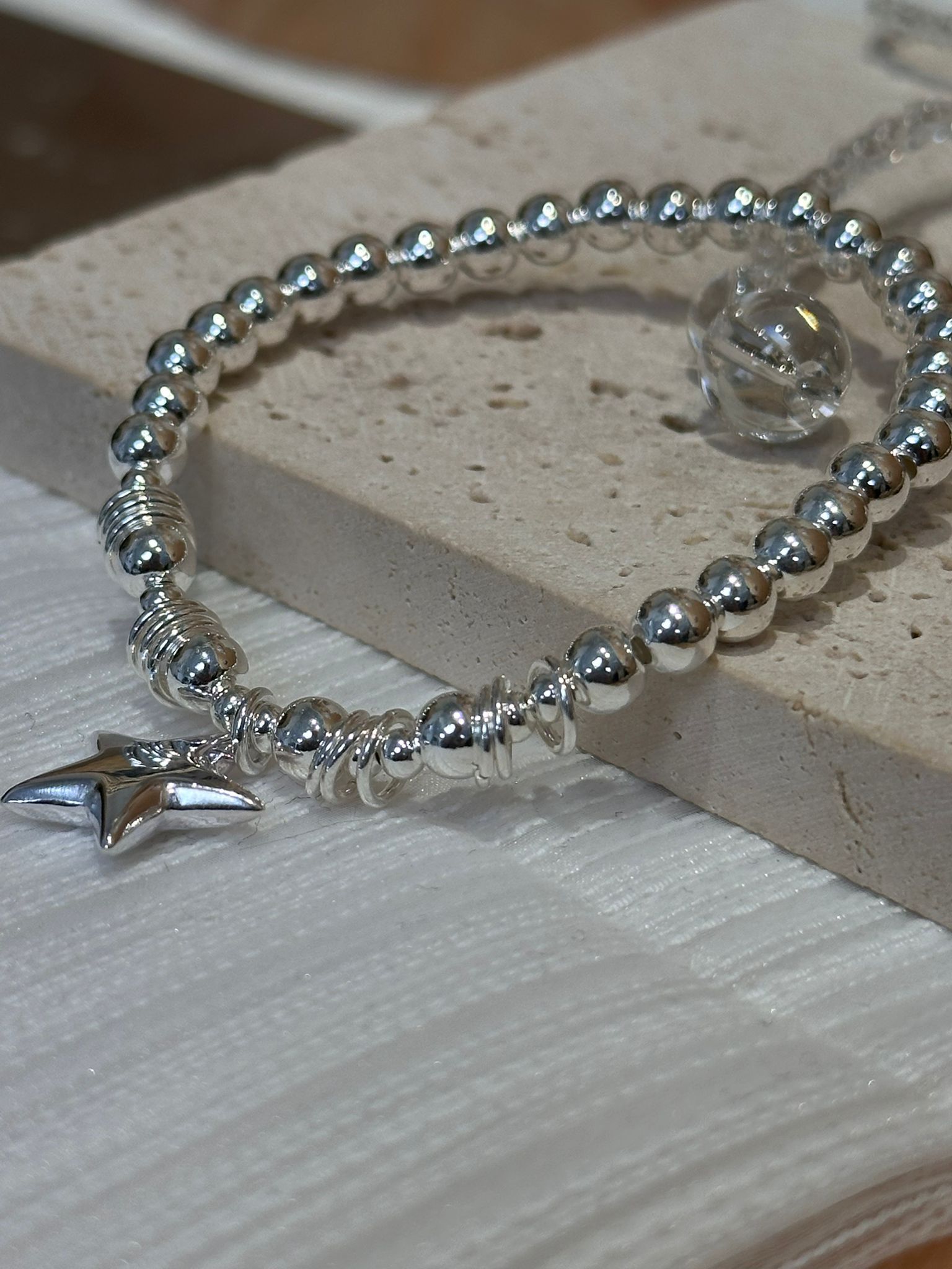 SL13198/一閃一閃小星星925手鏈