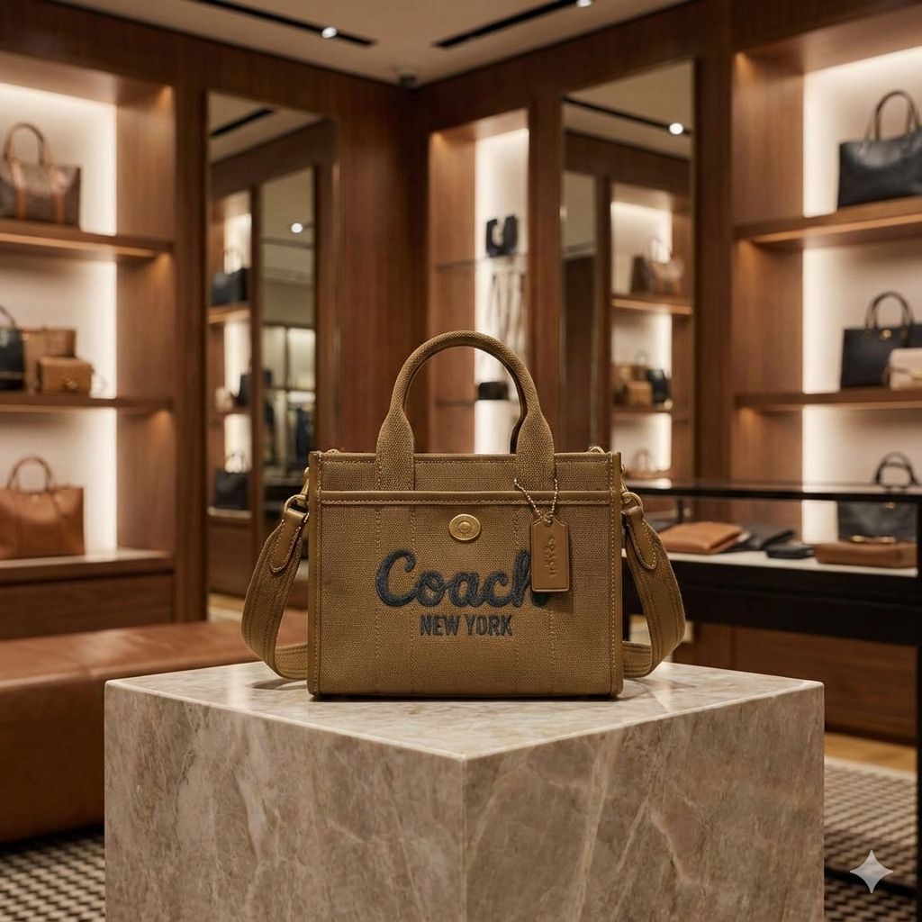 【預購】Coach K022702 Cargo 20 手提包（Brass/Olive）