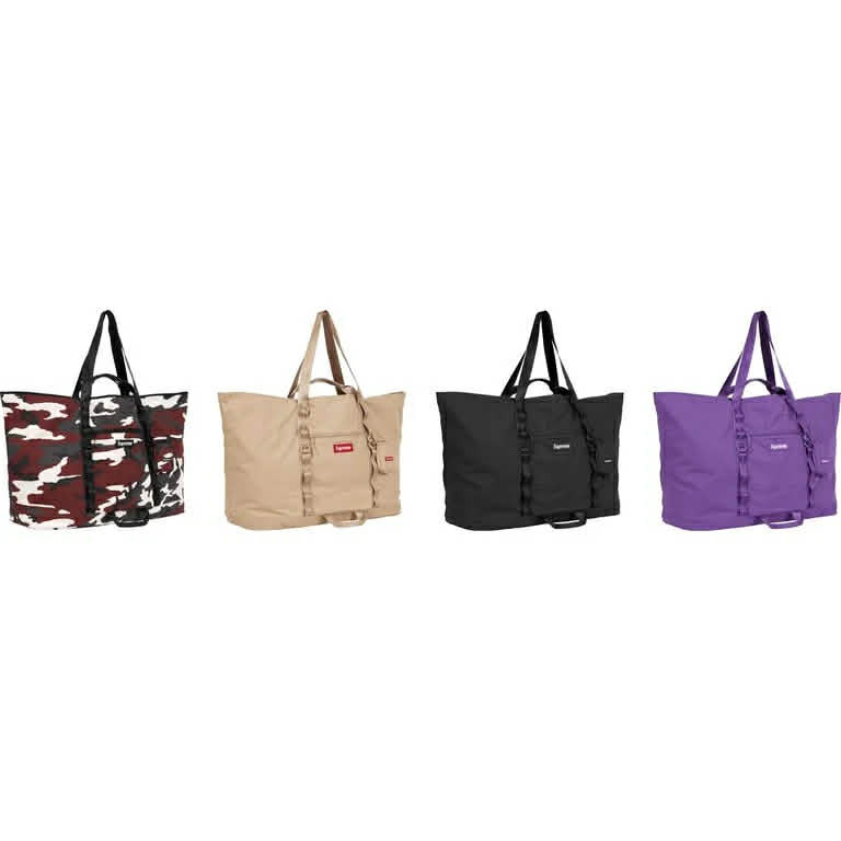 Supreme X-Large Tote Bag + Utility Pouch (4Colors)
