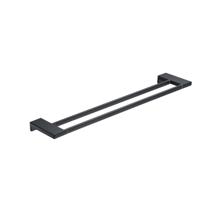 Vizio Double Towel Bar (Matt Black)(VZ700102MB)