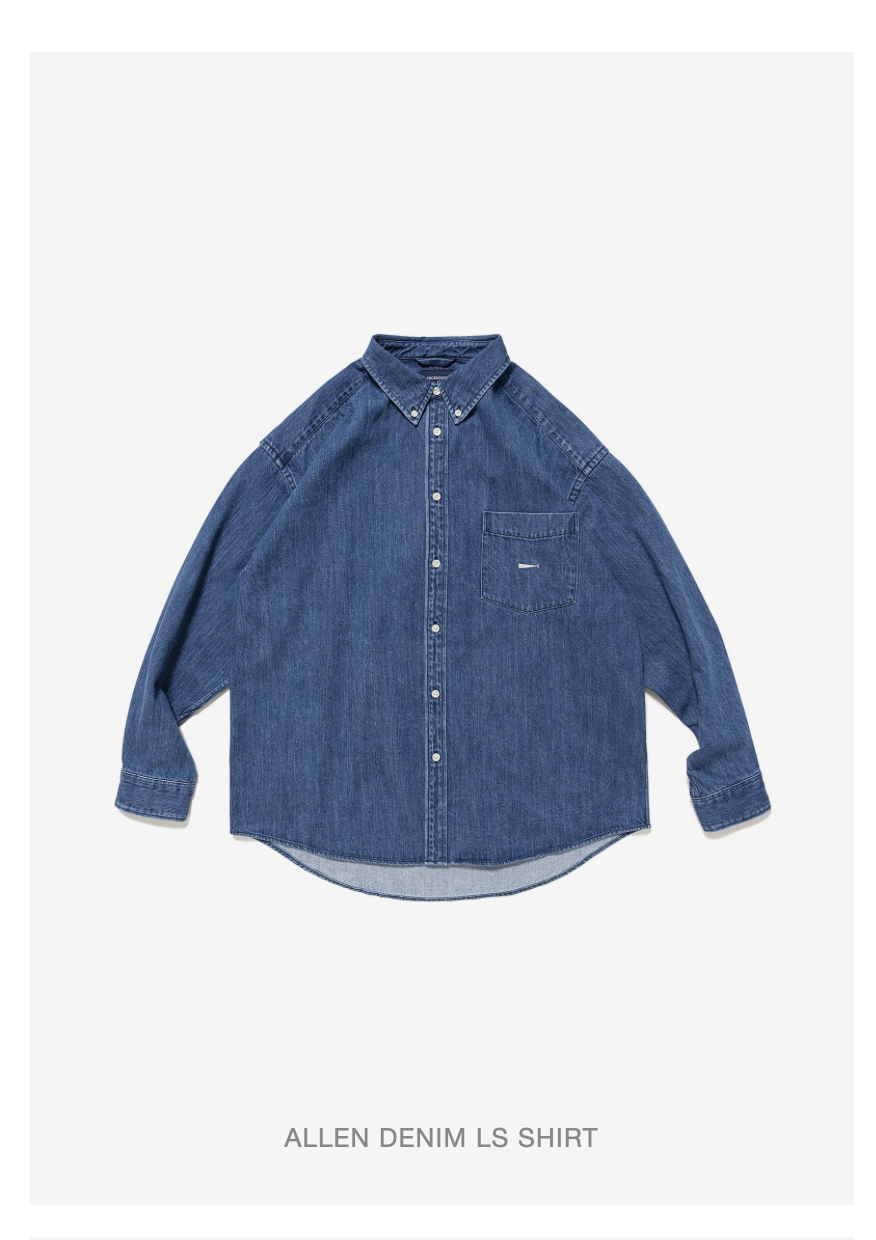 【DCDT】0228 WEEK2發售 ALLEN DENIM LS SHIRT
