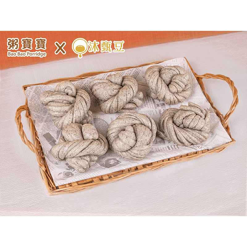 【樂森藥局】(冷凍1500免運中)無毒農×沐甄豆 寶寶花捲 50克/入，6入/包 1歲以上的大寶寶