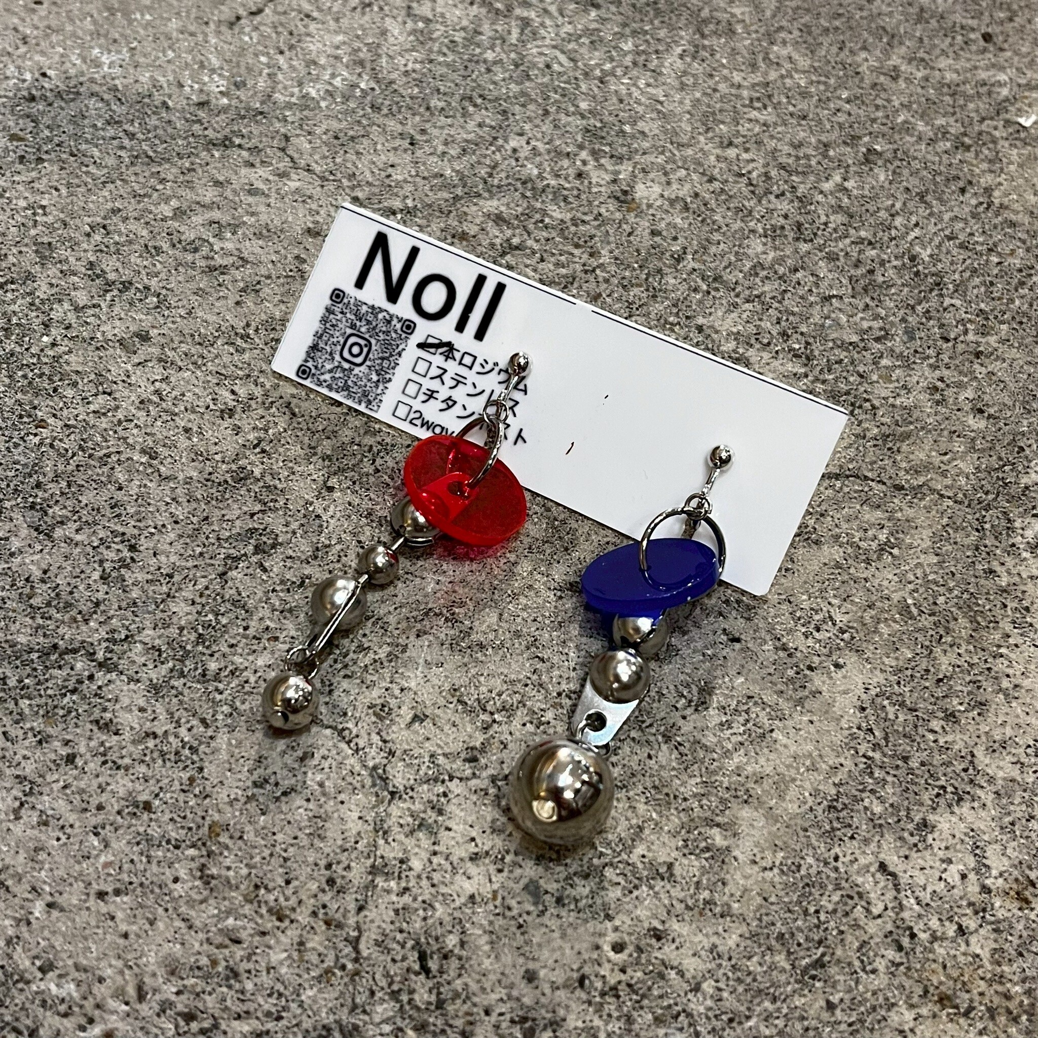 [Noll] 壓克力耳環 | 耳夾 | NO.158