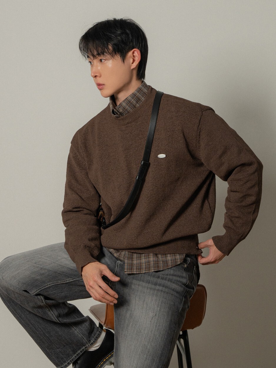 系列圓領針織衫