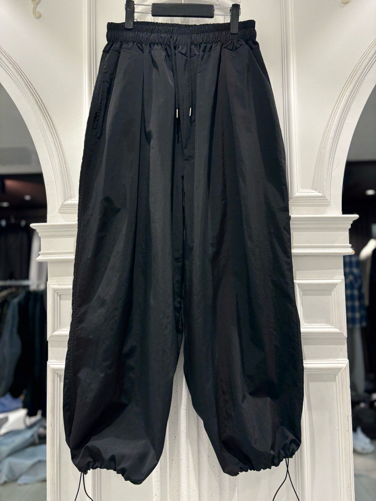 淨色可束腳鬆身褲 alife-074P