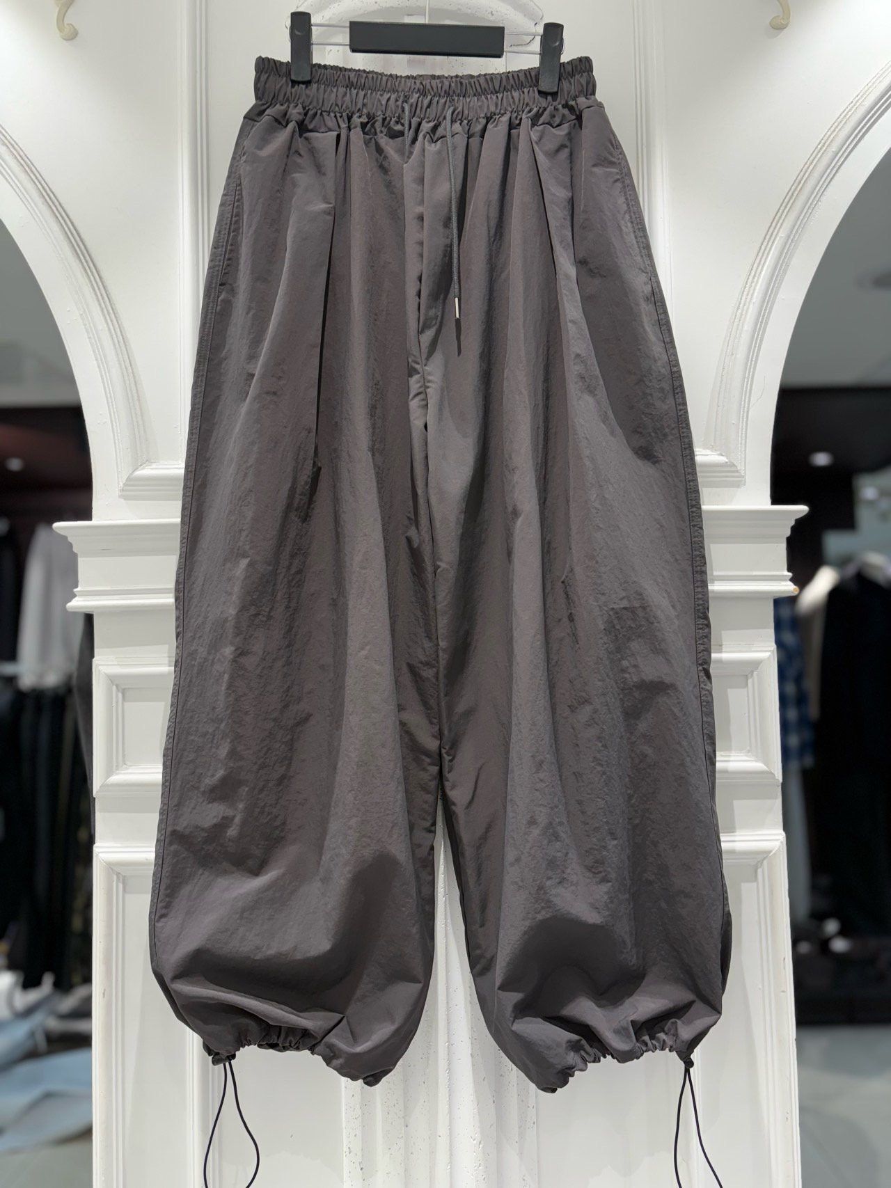 淨色可束腳鬆身褲 alife-074P