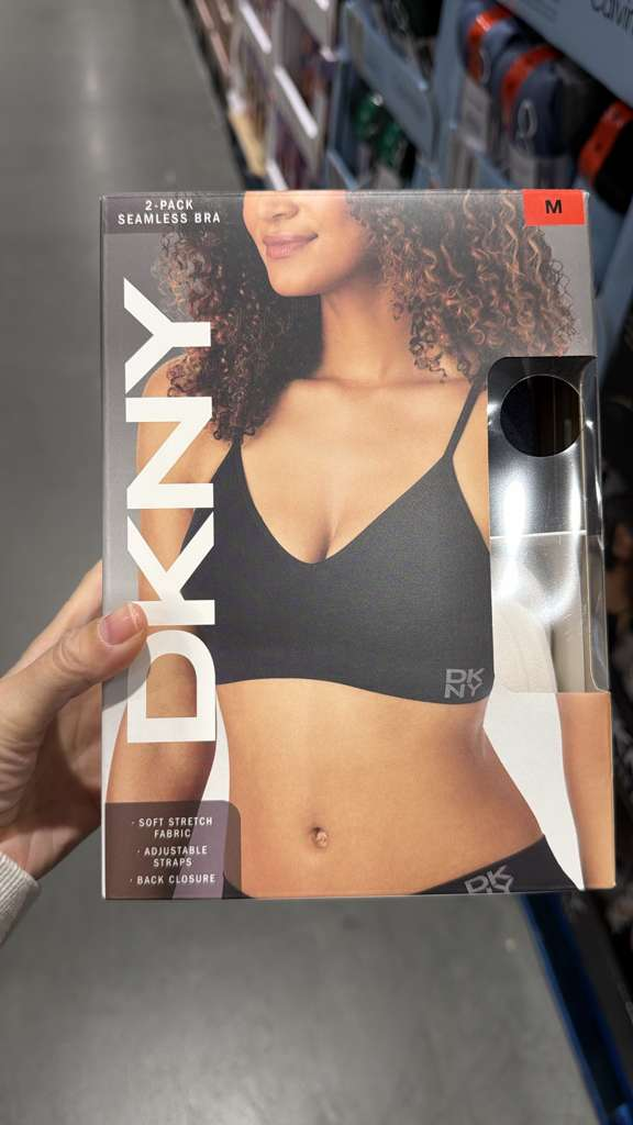 VV068 美國COSTCO DKNY 淨色無痕胸圍2個裝