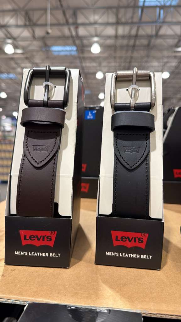 VV069 美國COSTCO LEVI'S淨色男士皮帶