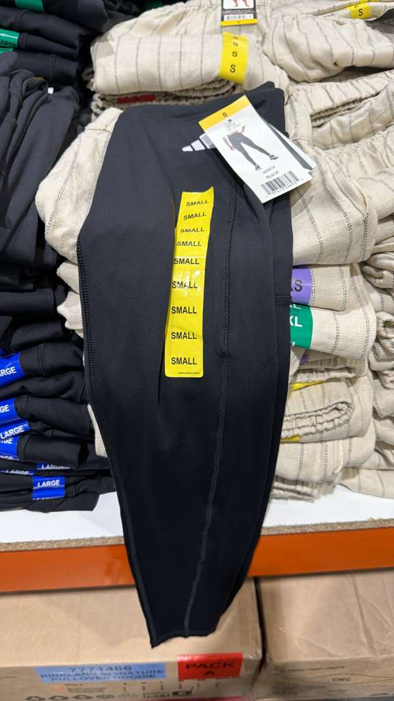 VV070 美國COSTCO ADIDAS 黑色運動長褲