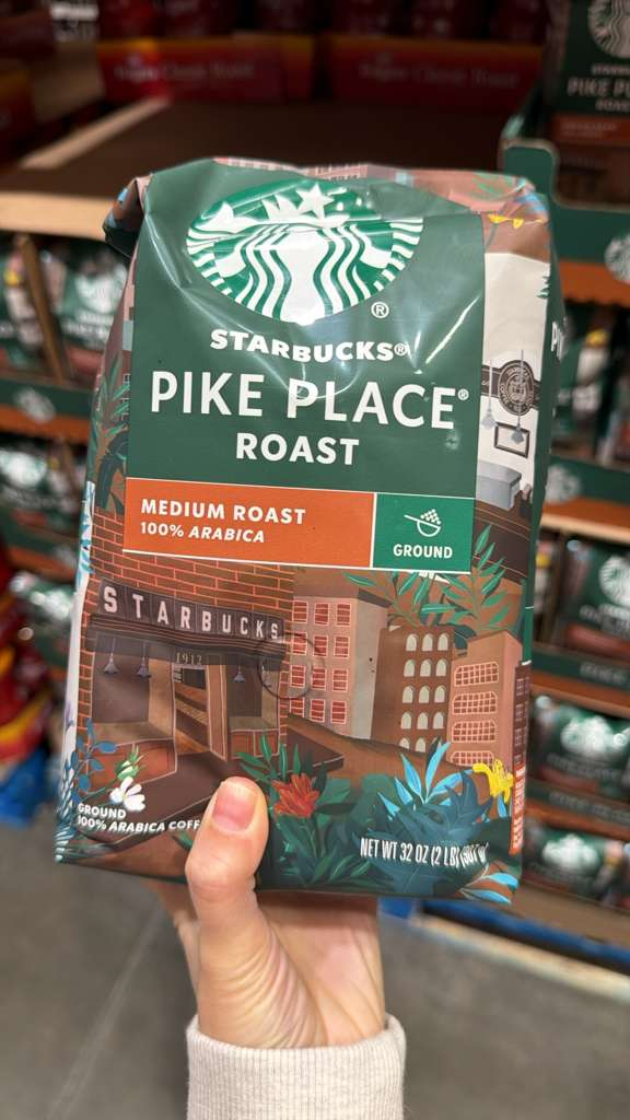 VV079 美國COSTCO STARBUCKS 中度烘焙咖啡粉2LB (需濾紙) EXP:2026.08.30