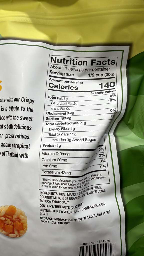 VV081 美國COSTCO VOLUPTA 芒果米果餅340G EXP:2026.06