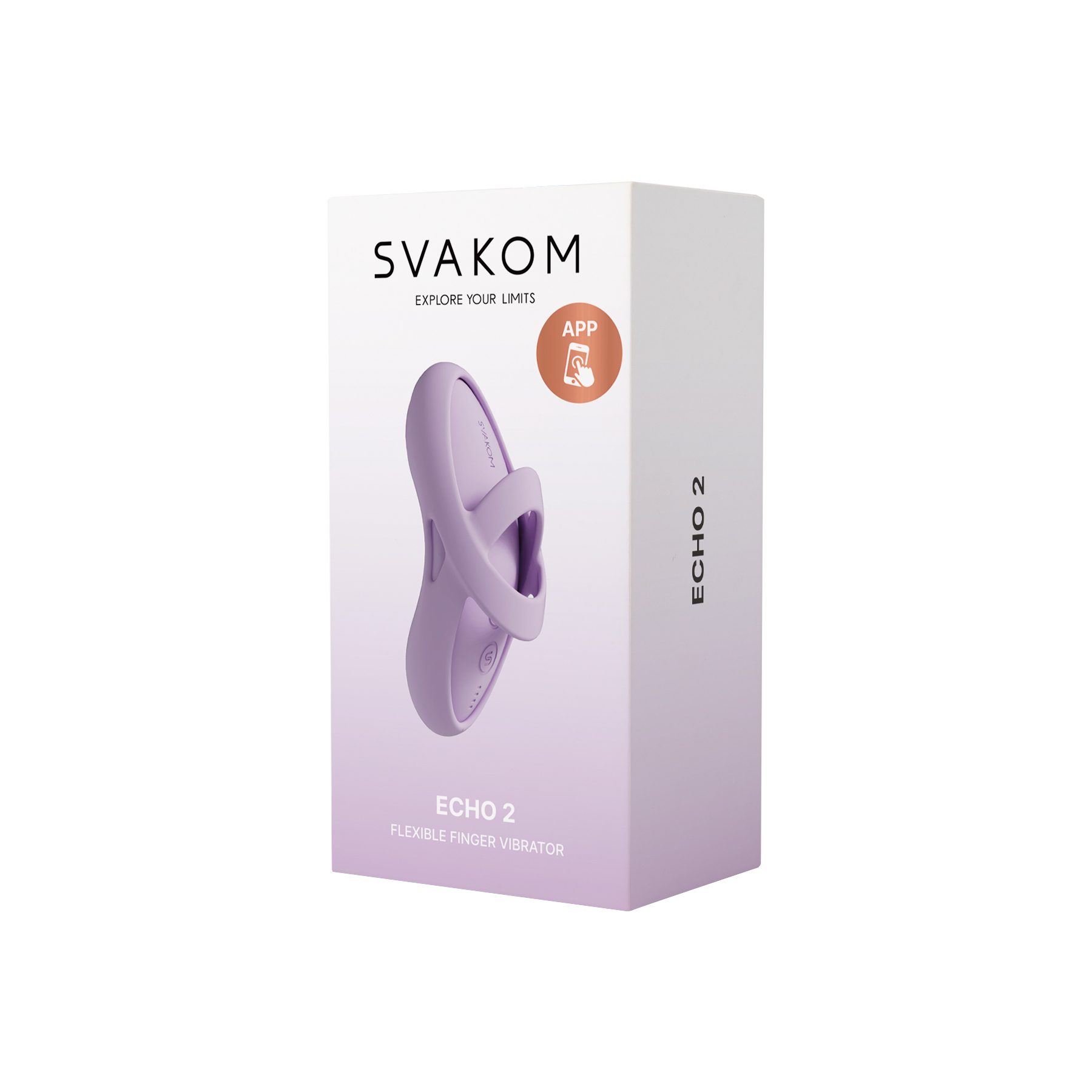 SVAKOM - ECHO 2 智能可加熱手指震動器(藍色/粉色)