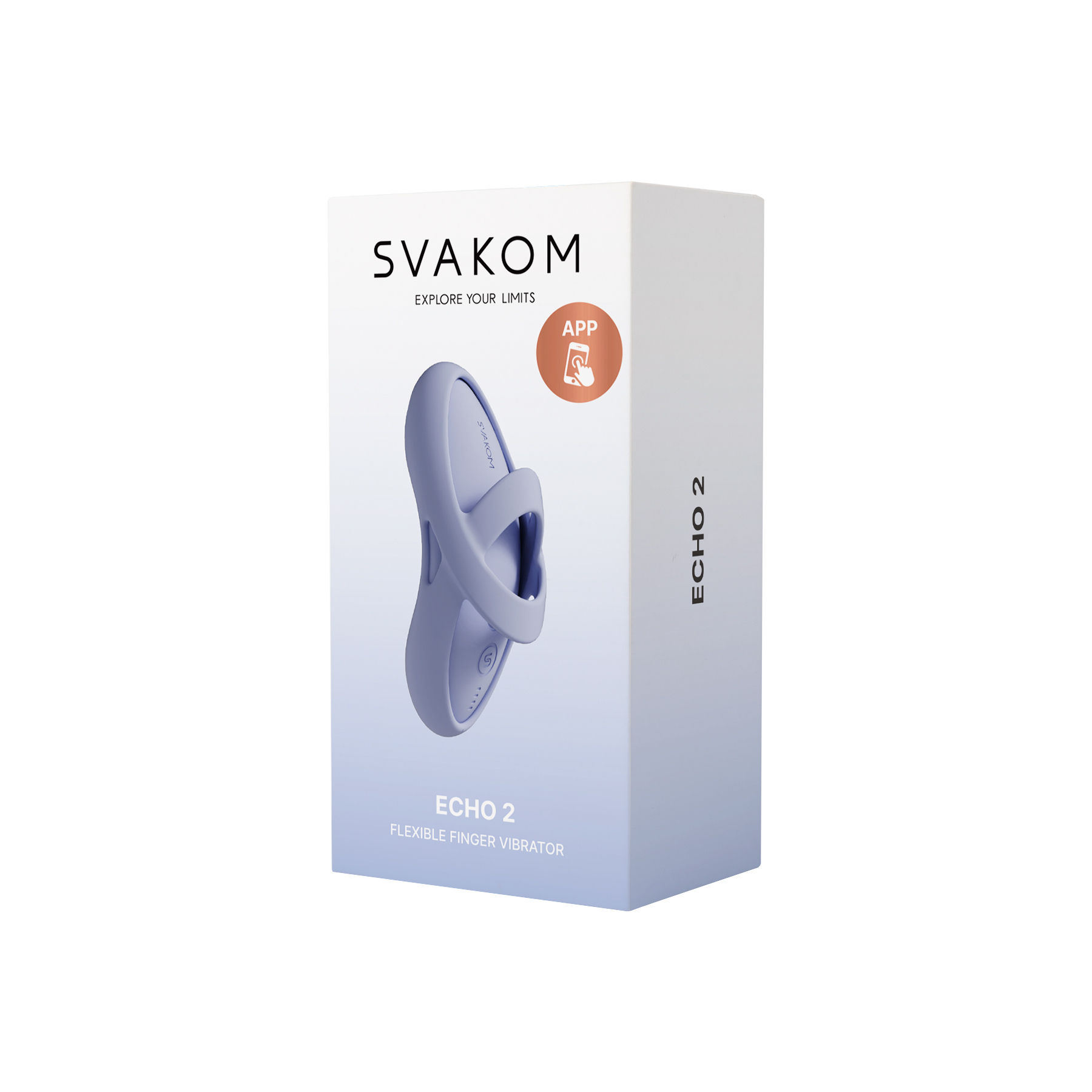 SVAKOM - ECHO 2 智能可加熱手指震動器(藍色/粉色)