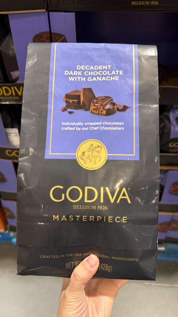 VV091 美國COSTCO GODIVA 大師精選黑朱古力428G EXP:2026.12
