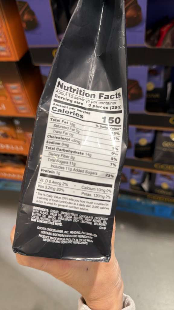 VV091 美國COSTCO GODIVA 大師精選黑朱古力428G EXP:2026.12
