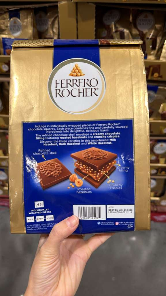 VV092 美國COSTCO FERRERO ROCHER 榛子朱古力472G EXP:2026.06