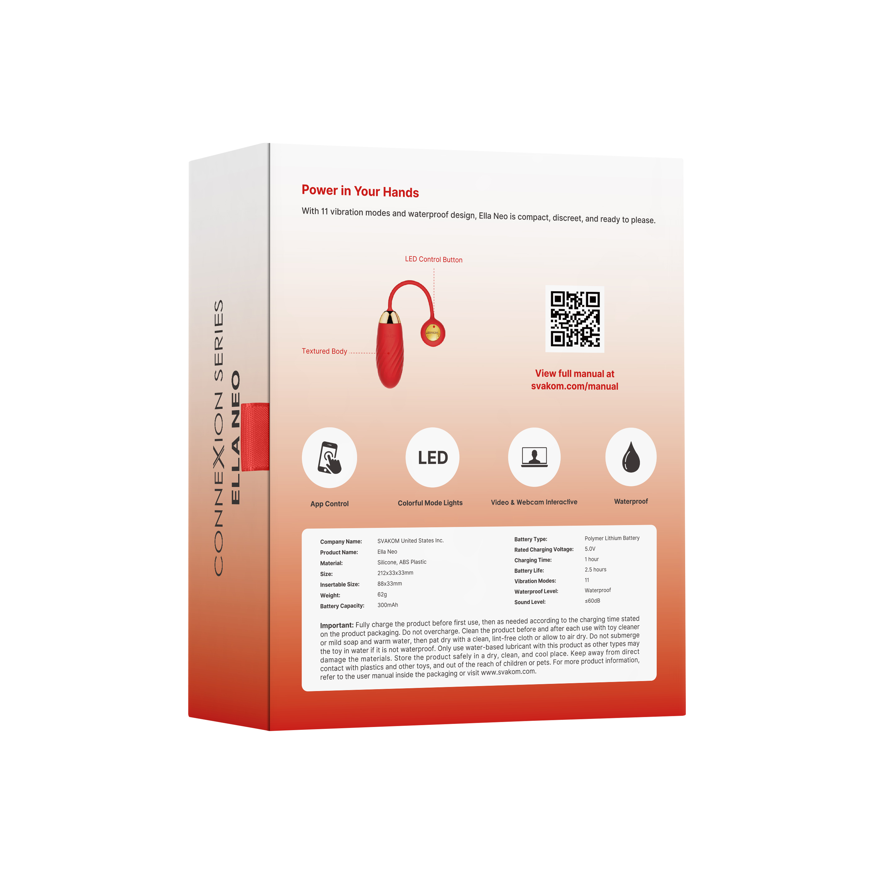 Svakom - Ella Neo 智能遠程可用App控制無線震蛋