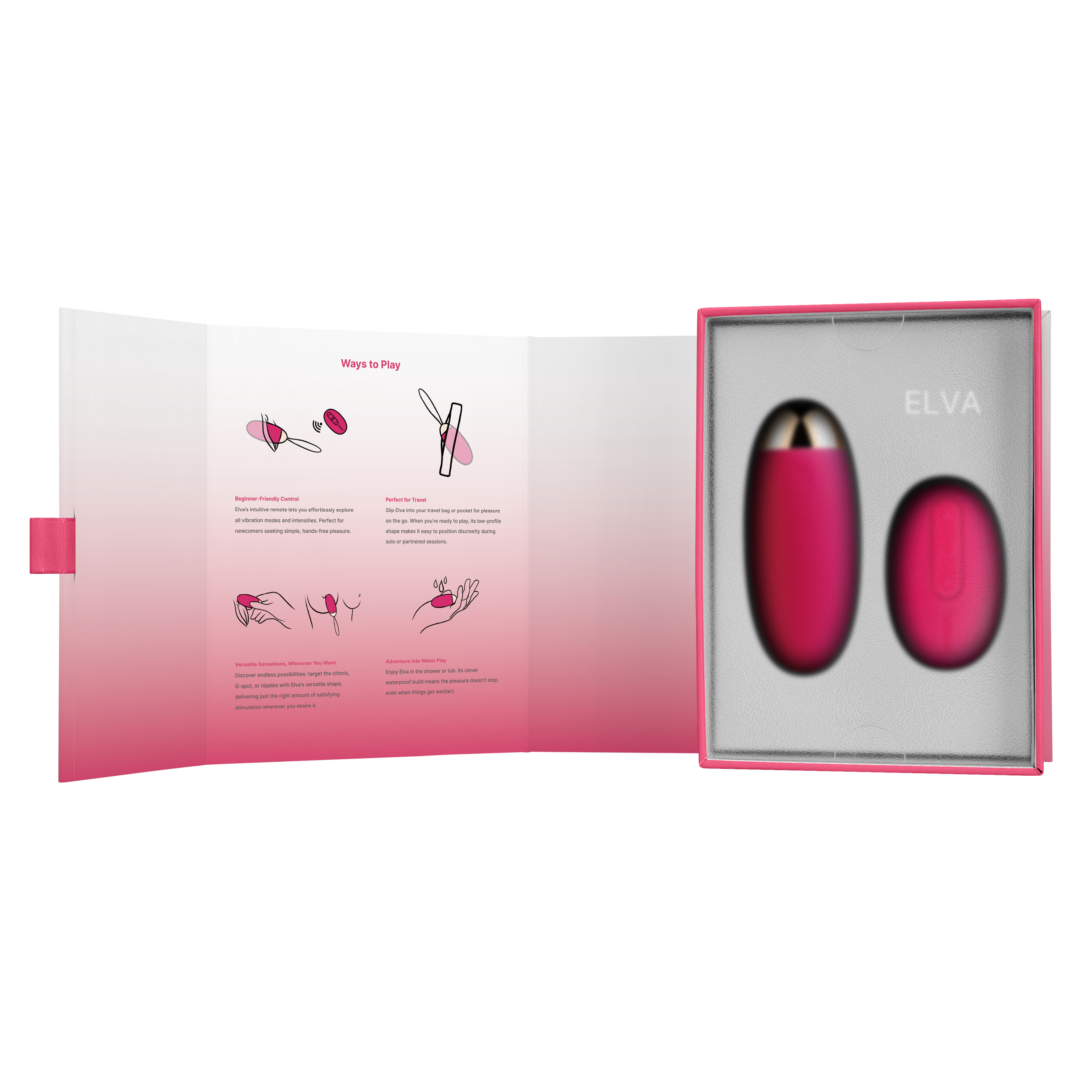 SVAKOM Elva 無線遙控震蛋 (紫色/粉紅色)