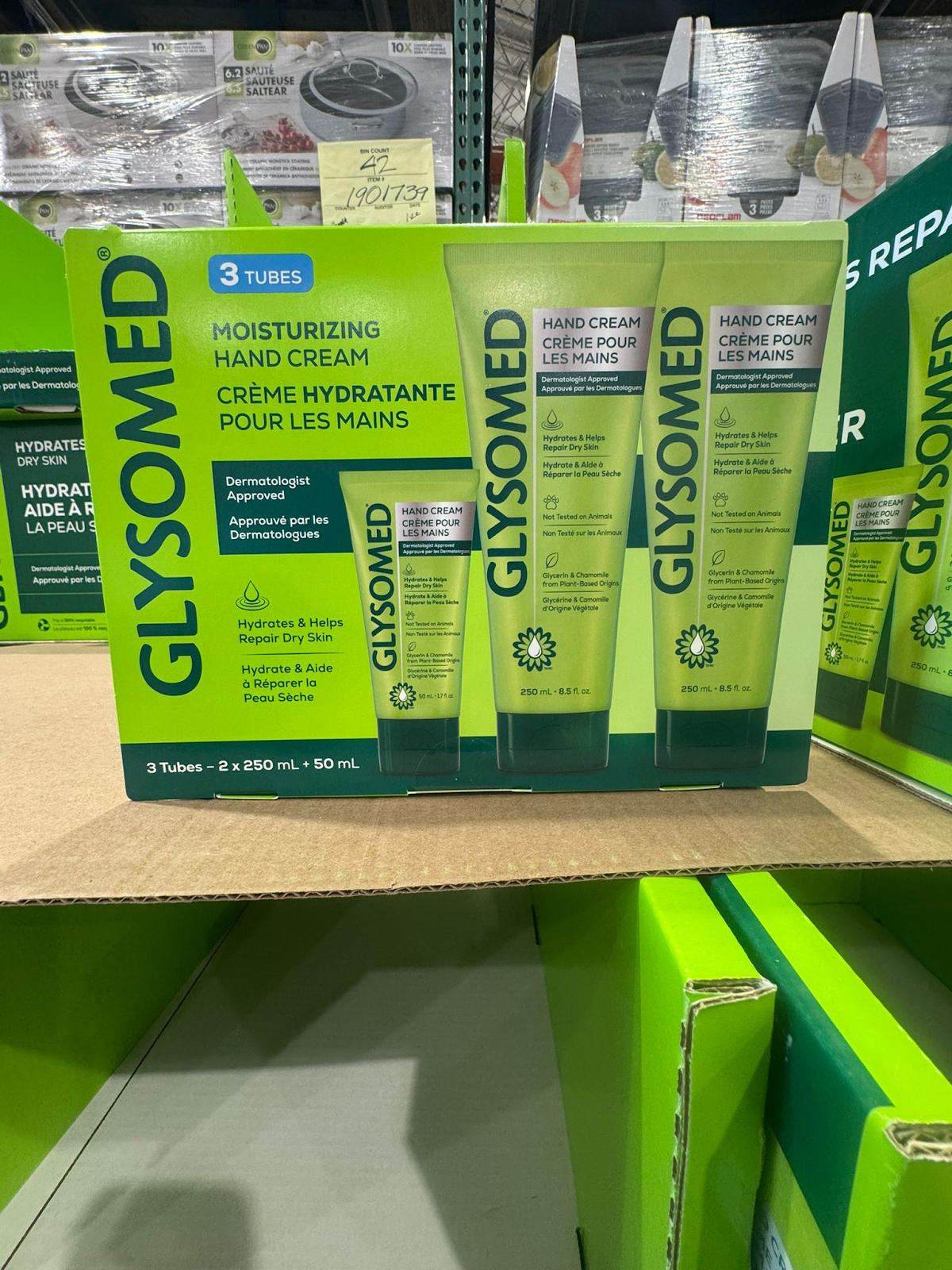 VV102 加拿大Costco GLYSOMED 保濕乳液(2支250ML+1支50ML)