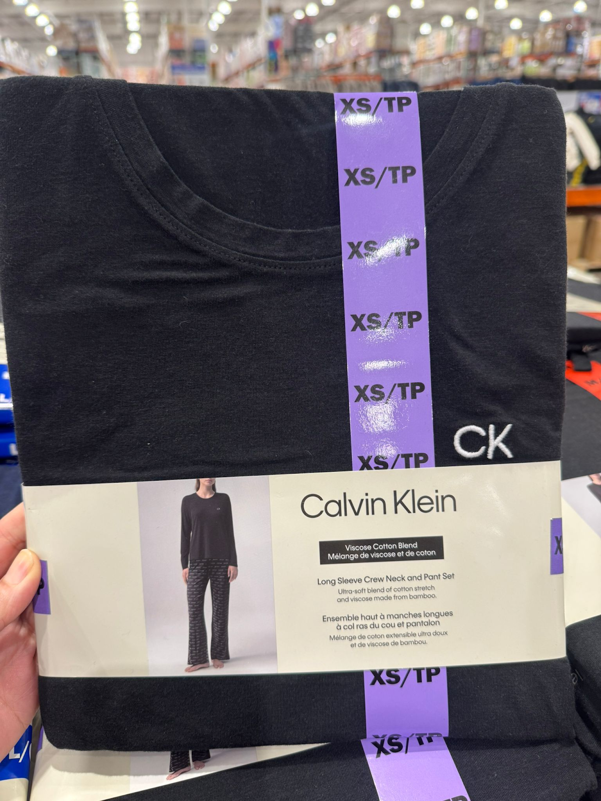 VV103 加拿大Costco CALVIN KLEIN 長袖睡衣套裝