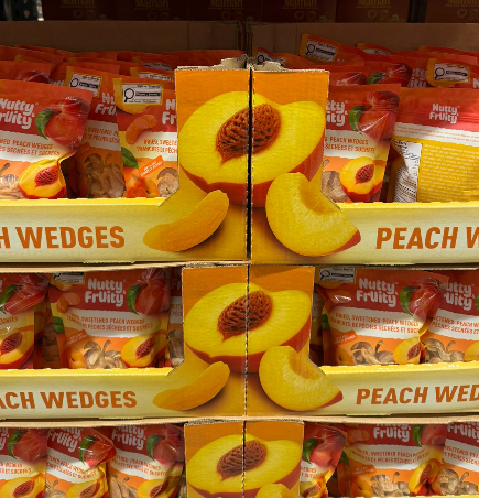 VV104 加拿大Costco NUTTY &FRITY 桃乾567G EXP:2027.02