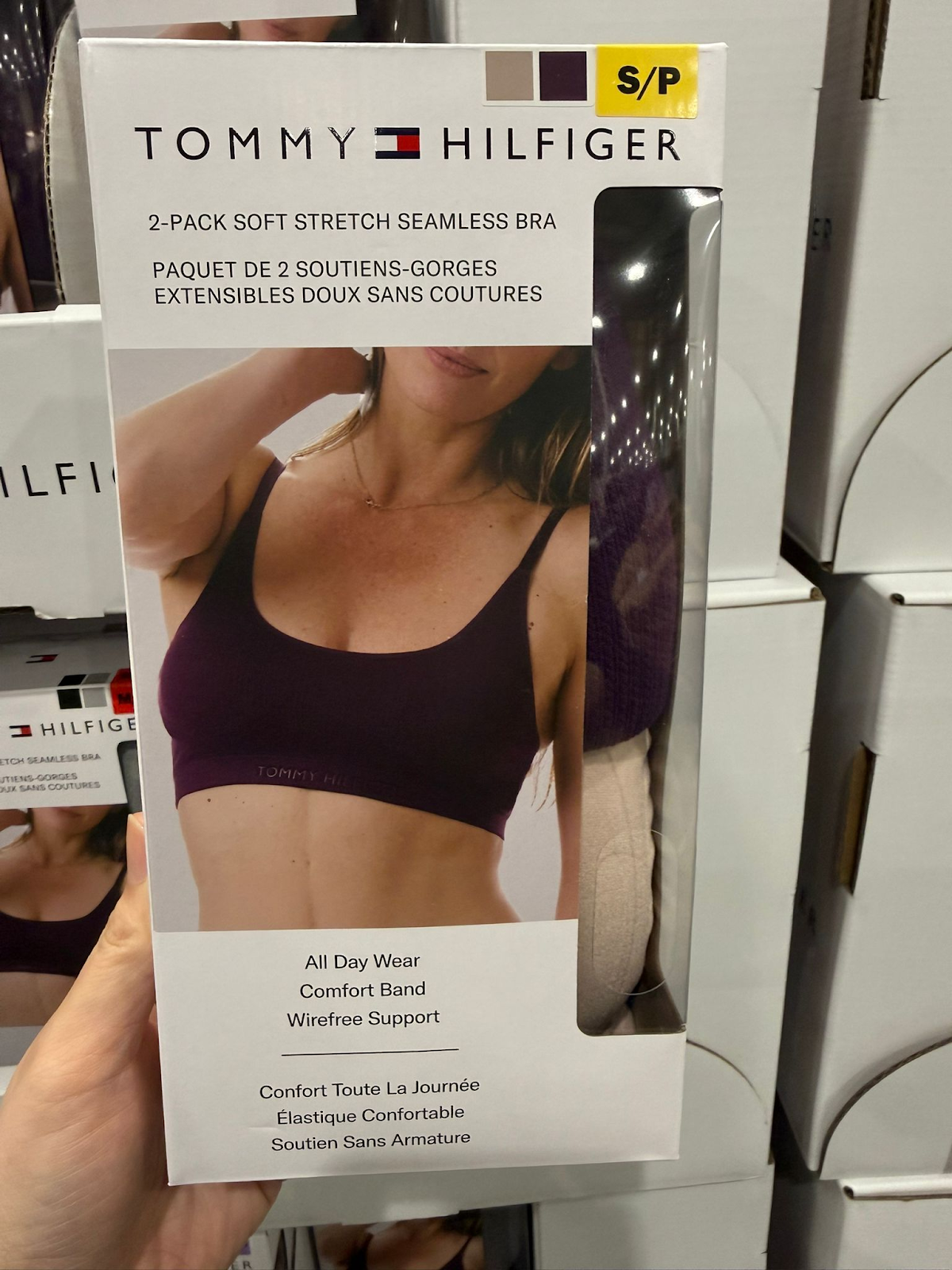 VV110 加拿大Costco TOMMY HILFIGER 無痕胸圍2個裝