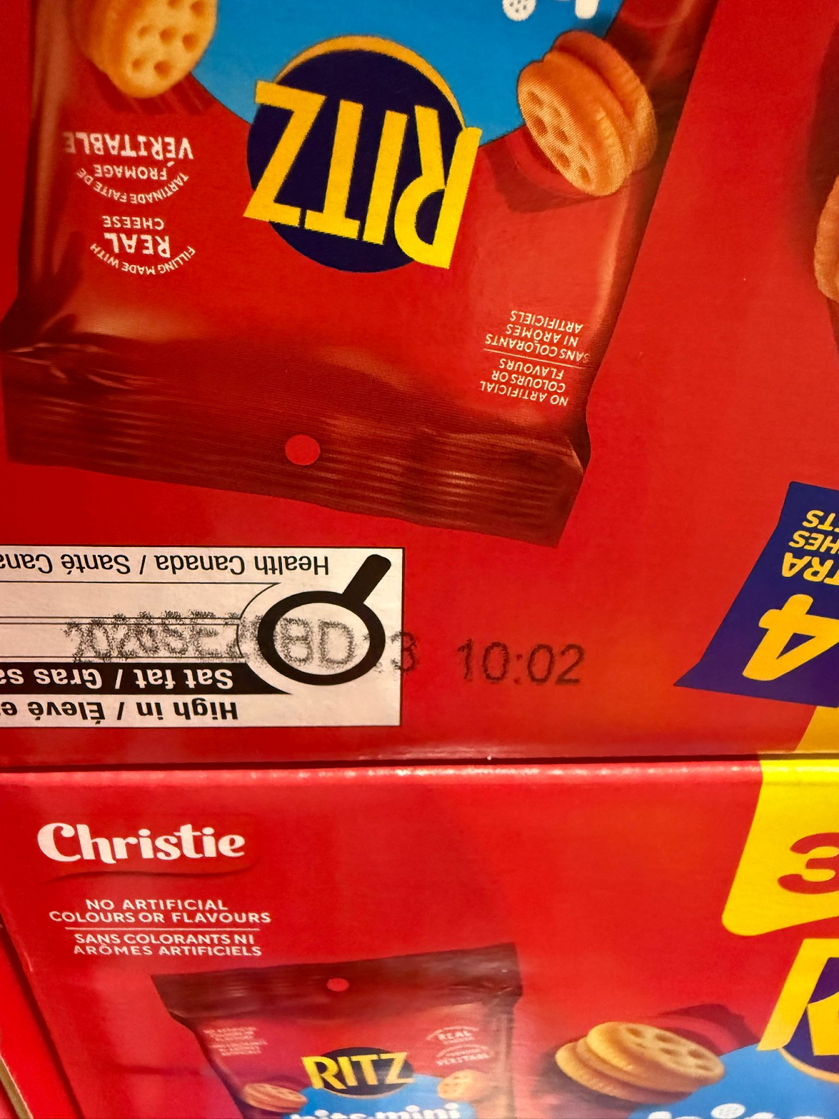 VV116 加拿大Costco RITZ 迷你芝士餅 42GX32包 EXP:2026.09