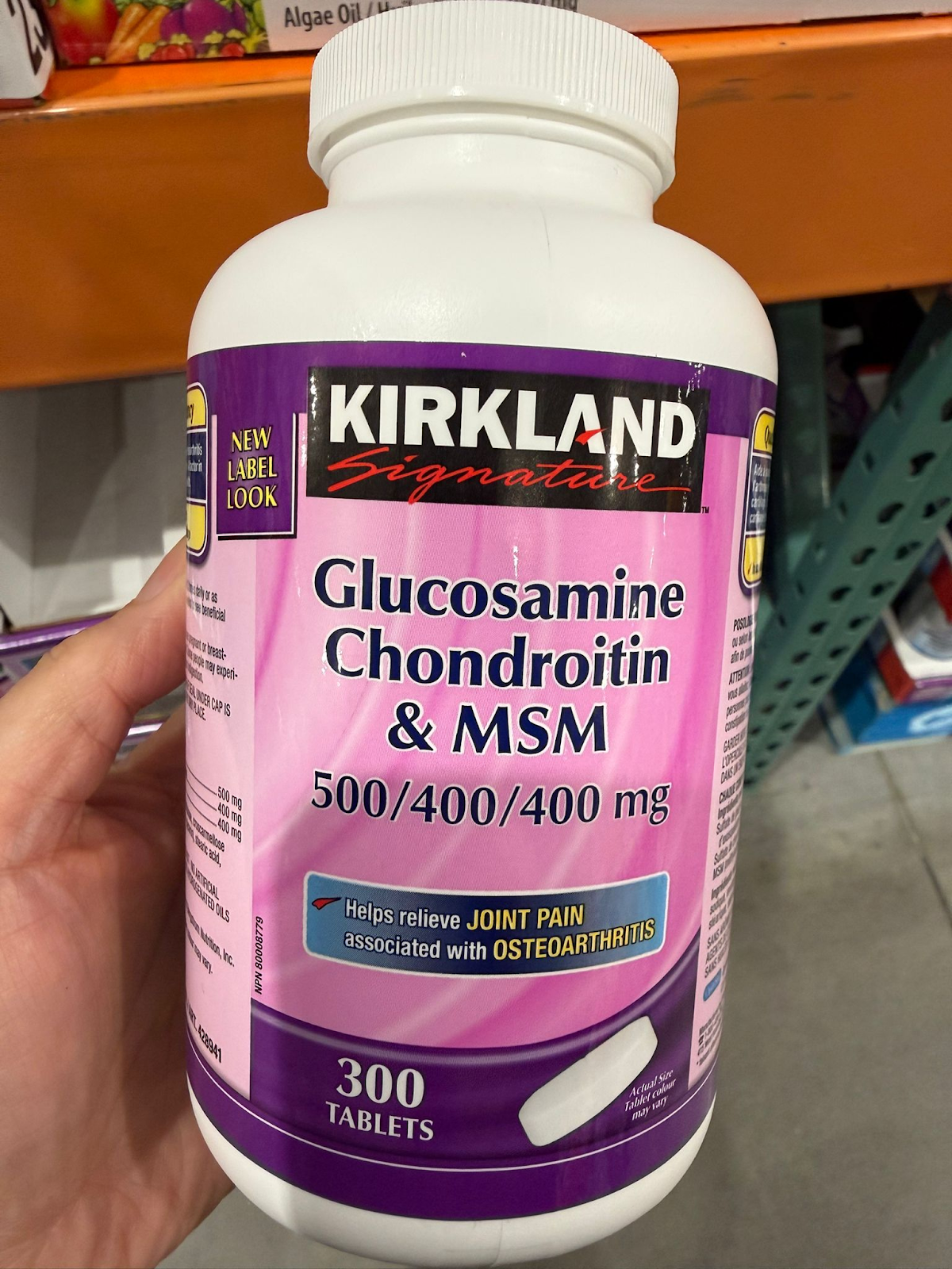 VV124 加拿大Costco KIRKLAND 高效葡萄糖胺軟骨素300粒 EXP:2029.01