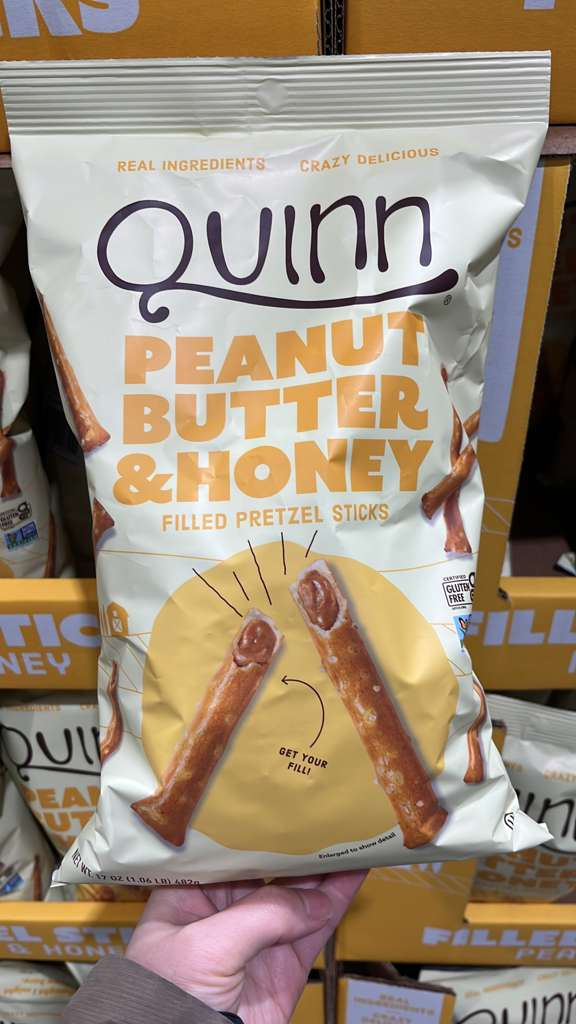 VV133 美國COSTCO QUINN 花生醬蜜糖脆條1.06LBS EXP:2026.09