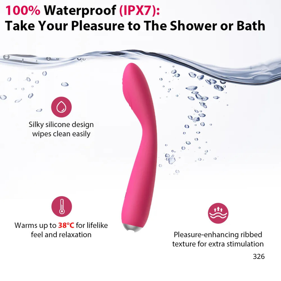 Svakom Iris 柔軟可彎曲G點震動器 粉紅色