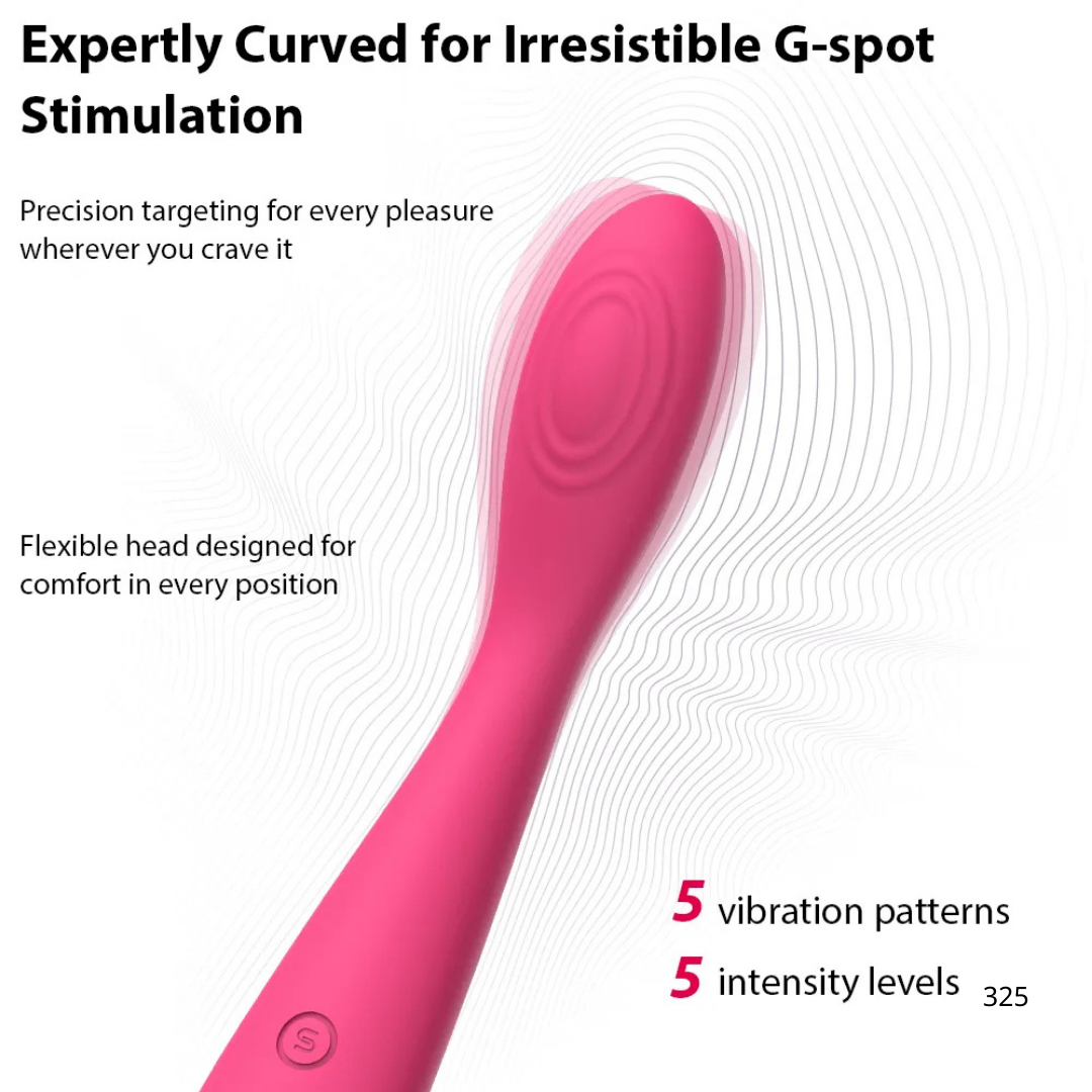 Svakom Iris 柔軟可彎曲G點震動器 粉紅色